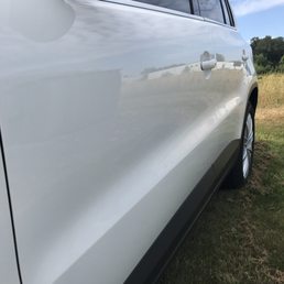 Dent was right along the body line... like it was never there!