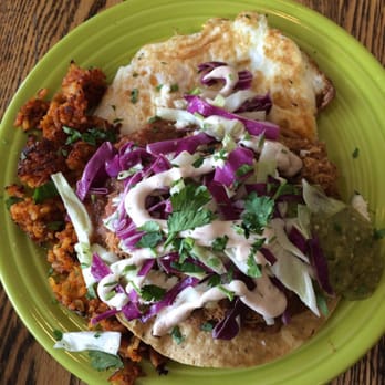Crema Cafe - Today's tostada special - Breakfast & Brunch Near Me - Madison, Wisconsin