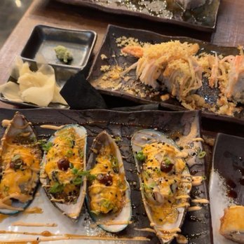 Yuzu Sushi & Bar - Baked mussels - Sushi Bars Near Me - Reno, Nevada Yuzu Sushi & Bar - Baked mussels - Sushi Bars Near Me - Reno, Nevada