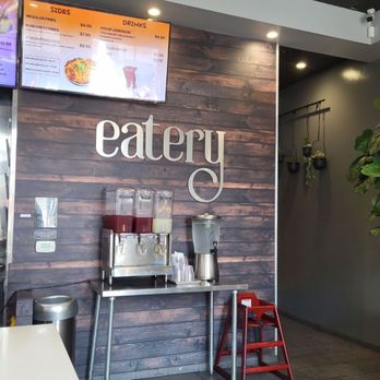 SeoulSpot Eatery - Drinks station. Water is nicely chilled - Asian Fusion Near Me - Tustin, California