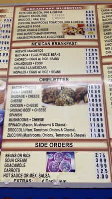 Menu photo 6 Nancy's Taco Shop 2 La Mesa, CA