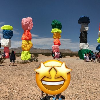 Seven Magic Mountains - Public Art Near Me - Las Vegas, Nevada Seven Magic Mountains - Public Art Near Me - Las Vegas, Nevada
