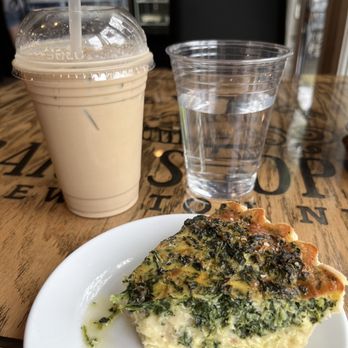 Village Bake Shoppe - Iced latte and spinach quiche - Bakeries Near Me - Lewiston, New York Village Bake Shoppe - Iced latte and spinach quiche - Bakeries Near Me - Lewiston, New York