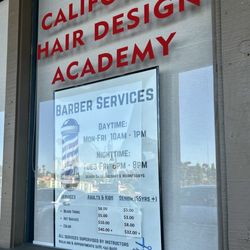 California Hair Design Academy - Barber services and business hours