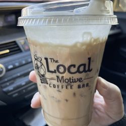 The Local Motive Coffee Bar - Sweet cream cold brew with extra sweet cream.