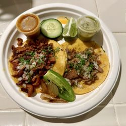 Alams Taqueria - Regular Tacos: Al Pastor and Suadero