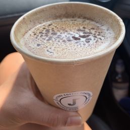 Brown sugar cinnamon latte with oat milk