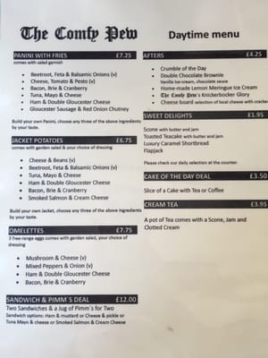 Menu photo 4 The Comfy Pew Gloucester, GLS