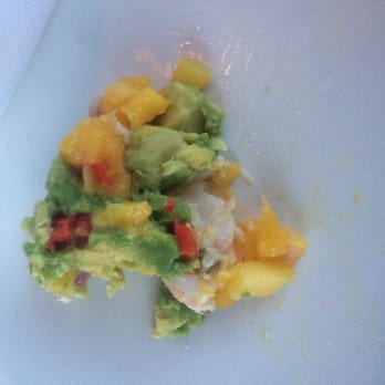 Chart House - Personal bite of the mango, crab and avocado stack. Very yummy! - Seafood Near Me - Alexandria, Virginia Chart House - Personal bite of the mango, crab and avocado stack. Very yummy! - Seafood Near Me - Alexandria, Virginia
