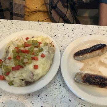 The Original Pancake House - Fort Union - Motherload Hash Browns and chicken sausage links! - American Near Me - Midvale, Utah The Original Pancake House - Fort Union - Motherload Hash Browns and chicken sausage links! - American Near Me - Midvale, Utah