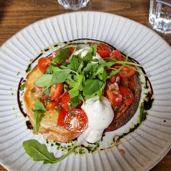Let Minnow Café - Breakfast Bruschetta - Cafes Near Me - Clayfield, QLD Let Minnow Café - Breakfast Bruschetta - Cafes Near Me - Clayfield, QLD