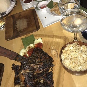 Bonifacio - piyanggang manok w coconut rice lychee martini fried chicken skins lumpiang fresh coconut - Filipino Near Me - Columbus, Ohio Bonifacio - piyanggang manok w coconut rice lychee martini fried chicken skins lumpiang fresh coconut - Filipino Near Me - Columbus, Ohio