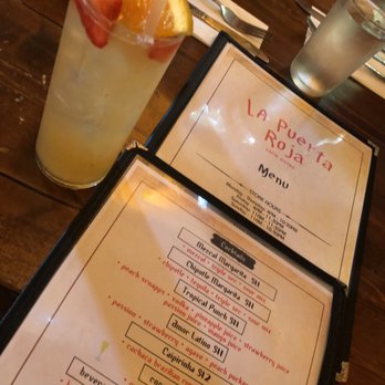 La Puerta Roja - Tropical punch w rum - Latin American Near Me - Brooklyn, New York La Puerta Roja - Tropical punch w rum - Latin American Near Me - Brooklyn, New York