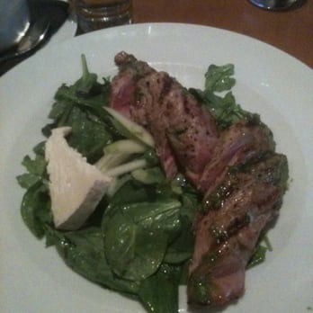 Mesh Restaurant - Pork tenderloin, spinach, & arugula salad - New American Near Me - Indianapolis, Indiana