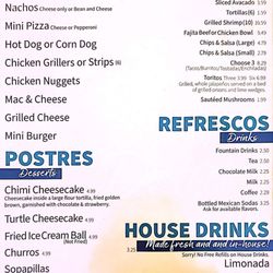 Mi Ranchito Tex Mex Restaurant - Menu part 8/8