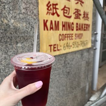 Elite Experience: Kam Hing Bakery - Baxter St - Hibiscus iced tea - Yelp Events Near Me - New York, New York