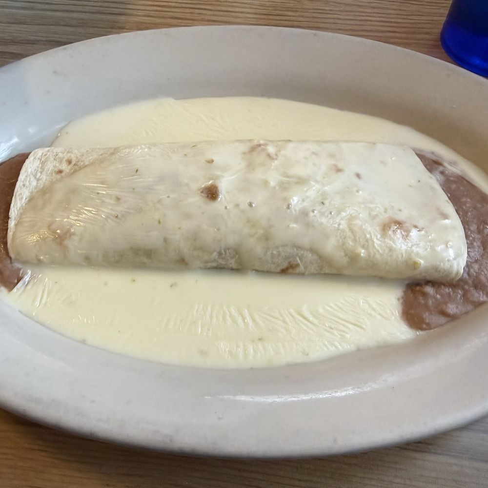 El Azteca - Bean burrito with queso - Mexican Near Me - Wapakoneta, Ohio El Azteca - Bean burrito with queso - Mexican Near Me - Wapakoneta, Ohio