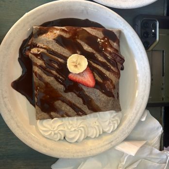Java Joe's - strawberry , banana and nutella crepe - Coffee & Tea Near Me - Albuquerque, New Mexico