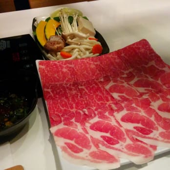 Nabe - Shabu set, half pork half beef - Hot Pot Near Me - San Francisco, California Nabe - Shabu set, half pork half beef - Hot Pot Near Me - San Francisco, California