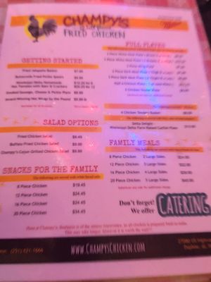 Menu photo 7 Champy's Famous Fried Chicken Daphne, AL Menu photo 7 Champy's Famous Fried Chicken Daphne, AL