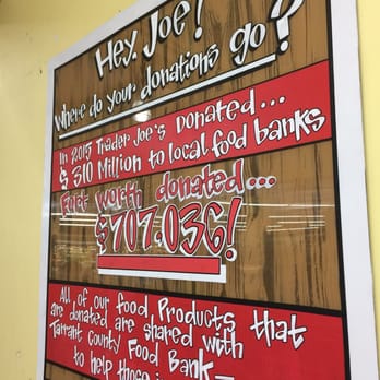 Trader Joe's - Love our ft worth trader joes donating to local food banks! - Grocery Near Me - Fort Worth, Texas Trader Joe's - Love our ft worth trader joes donating to local food banks! - Grocery Near Me - Fort Worth, Texas