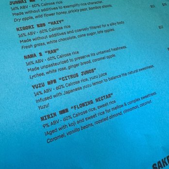 Kato Sake Works - Menu - Breweries Near Me - Brooklyn, New York