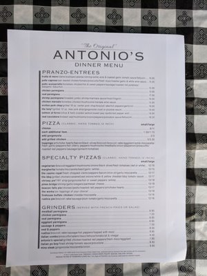 Menu photo 5 The Original Antonio's Beacon Falls, CT