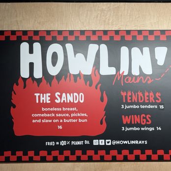 Howlin’ Ray’s - Menu - Southern Near Me - Las Vegas, Nevada Howlin’ Ray’s - Menu - Southern Near Me - Las Vegas, Nevada