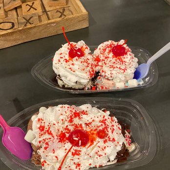 Cubby's Ice Cream Cafe - Two sundaes - Ice Cream & Frozen Yogurt Near Me - Hummelstown, Pennsylvania Cubby's Ice Cream Cafe - Two sundaes - Ice Cream & Frozen Yogurt Near Me - Hummelstown, Pennsylvania
