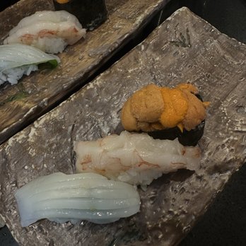 Sushi Koto - Squid, aka ebi (red shrimp), Uni - Sushi Bars Near Me - Fountain Valley, California Sushi Koto - Squid, aka ebi (red shrimp), Uni - Sushi Bars Near Me - Fountain Valley, California