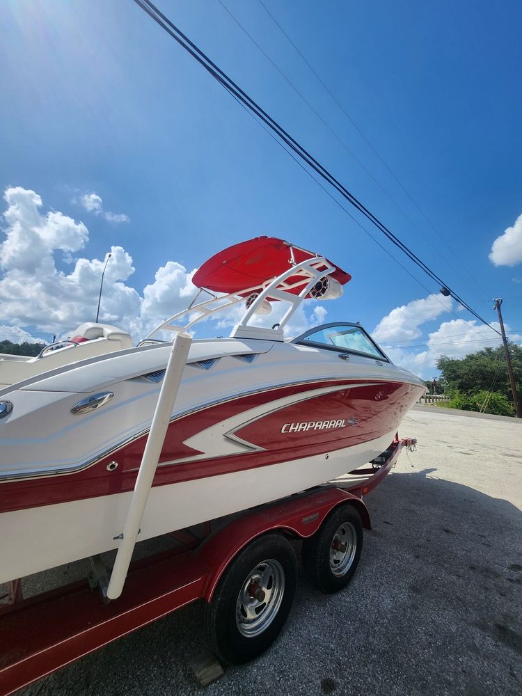 Sandy Creek Boat Repair Logo