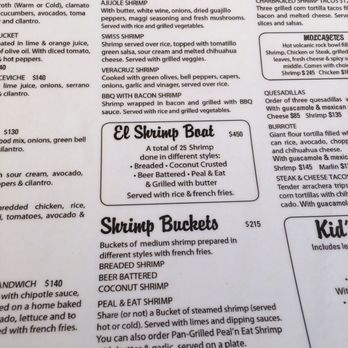 El Shrimp Bucket - Menu - Mexican Near Me - Mazatlán, SIN El Shrimp Bucket - Menu - Mexican Near Me - Mazatlán, SIN