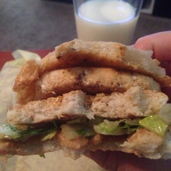 A Moveable Feast - Half way through the halibut burger - New American Near Me - Lodi, California