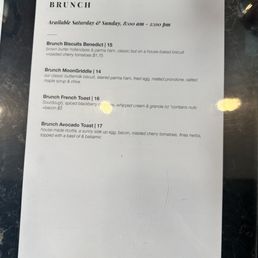 Menu Menu