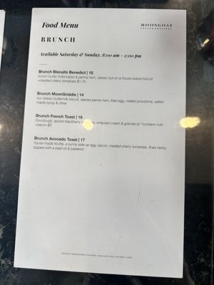 Menu photo 4 MoonGoat Coffee Roasters Costa Mesa, CA