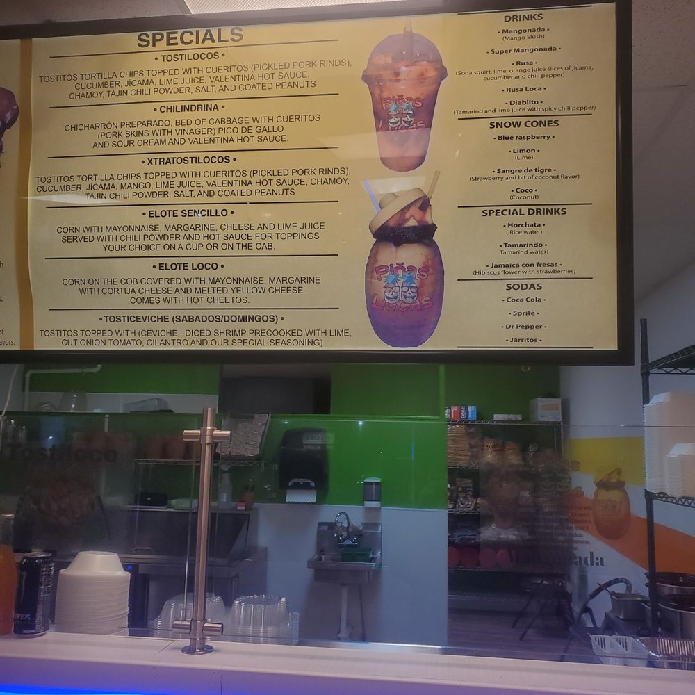 Piñas Locas - the menu of a frozen yogurt shop - Desserts Near Me - Springfield, Missouri Piñas Locas - the menu of a frozen yogurt shop - Desserts Near Me - Springfield, Missouri