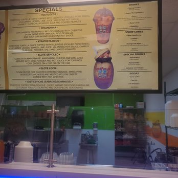 Piñas Locas - the menu of a frozen yogurt shop - Desserts Near Me - Springfield, Missouri