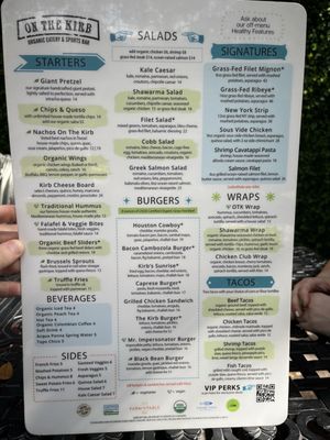 Menu photo 6 On the Kirb Houston, TX