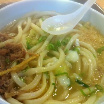Marugame Udon - Sweet beef udon! - Japanese Near Me - Honolulu, Hawaii