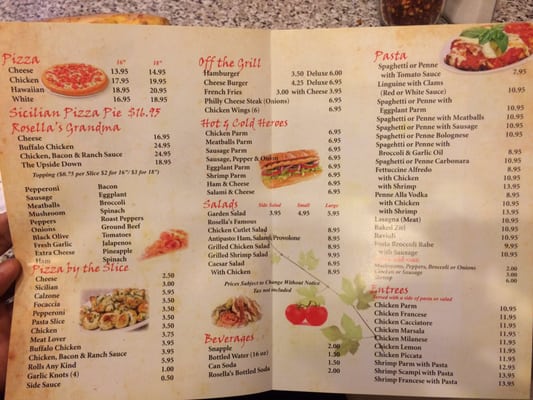 Menu photo 4 Rosella's Pizzeria New York, NY Menu photo 4 Rosella's Pizzeria New York, NY