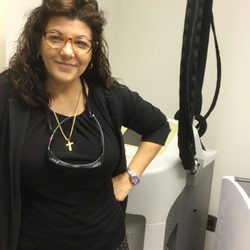 Georgia Laser Tattoo Removal - Anita Pfister, R.N. spending the day with us with our Enlighten 3