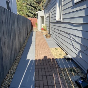Intuitive Landscape & Construction - Side yard (after) - Landscaping Near Me