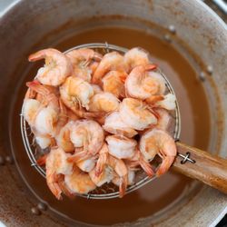 Bobs Sandwich Shop - Boiled shrimp with 2 sides of your choice!