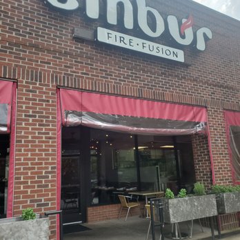 Embur - Entrance with outdoor seating - Desserts Near Me - Greensboro, North Carolina