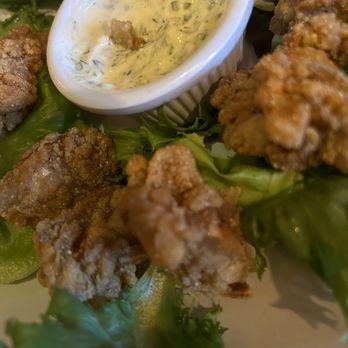 Longleaf Craft Kitchen &  Bar - Oysters (the sauce was insane) - Bars Near Me - Wimberley, Texas