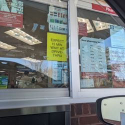 CVS Pharmacy - 15 minute wait at drive thru.