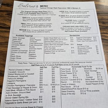 Salerno's Restaurant & Pizzeria - Menu - Pizza Near Me - Gilbert, Arizona Salerno's Restaurant & Pizzeria - Menu - Pizza Near Me - Gilbert, Arizona