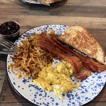 Lillie Hobbs Mercantile - Eggs, bacon, hashbrowns, and toast - Antiques Near Me - Omaha, Arkansas Lillie Hobbs Mercantile - Eggs, bacon, hashbrowns, and toast - Antiques Near Me - Omaha, Arkansas