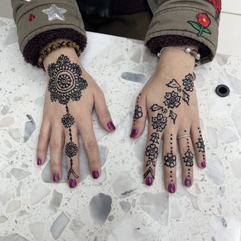Blooming Threading Salon - My beautiful temporary piece of art. - Threading Services Near Me - New York, New York
