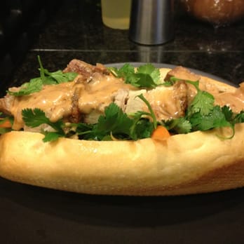 HK B.B.Q. Master - Roast pork, lettuce, carrots, cilantro and hoisin-sambal mayo: my homemade version of an Asian porchetta sandwich. - Barbeque Near Me - Richmond, British Columbia HK B.B.Q. Master - Roast pork, lettuce, carrots, cilantro and hoisin-sambal mayo: my homemade version of an Asian porchetta sandwich. - Barbeque Near Me - Richmond, British Columbia